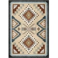 thumbnail image 3 of Geometric Yellow Brown Patterned Rug, Indian Ethnic Style Carpet, Rug Pad Non-Skid Durable Enough Soft Texture Apply to Entryway Hallway Bedroom Living Room,2'x3', 3 of 6