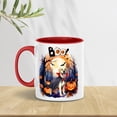 thumbnail image 3 of Happy Halloween Vampire Labrador Retriever BOO with Pumpkins Fun and Spooky 11oz Accent Two-tone Mug Lab Dog Lover Gifts Coffee Tea Cup - 00018, 3 of 5