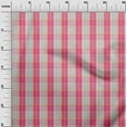 thumbnail image 2 of oneOone Viscose Jersey Fabric Madras Check Print Fabric BTY 60 Inch Wide, 2 of 5