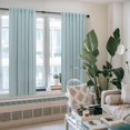 thumbnail image 2 of Cortinas Pitalk Seafoam, 132 x 160 cm, mezcla de lino, 2 paneles, 2 of 8
