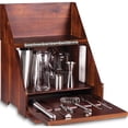 thumbnail image 2 of Fashion Madison Cherry Finish Fully-Equipped Tabletop Bar With Accessories (14 X 10.5) Made In China gm15640, 2 of 5