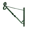 thumbnail image 2 of Leecroft Hanging Basket Brackets Green 10'', 2 of 2