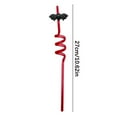 thumbnail image 3 of CASAFUN Reusable Halloween Straws, Halloween Party Favors Plastic Drinking Straws, Cute Bats Pumpkin Skull Spider Cat Vampire Witch Ghost Halloween Theme Straws for Kids, 3 of 3