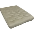 thumbnail image 2 of 6" All Cotton #606 Queen Tan Microfiber Futon Mattress-Color:Tan,Material:Microfiber, 2 of 2
