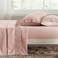 thumbnail image 2 of Juego de sábanas Bedsure, tamaño queen, 4 piezas, poliéster, color rosa empolvado, 2 of 9