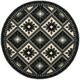 thumbnail image 4 of SAFAVIEH Veranda Johann Southwestern Indoor/Outdoor Area Rug, 4' x 5'7", Black/Beige, 4 of 10