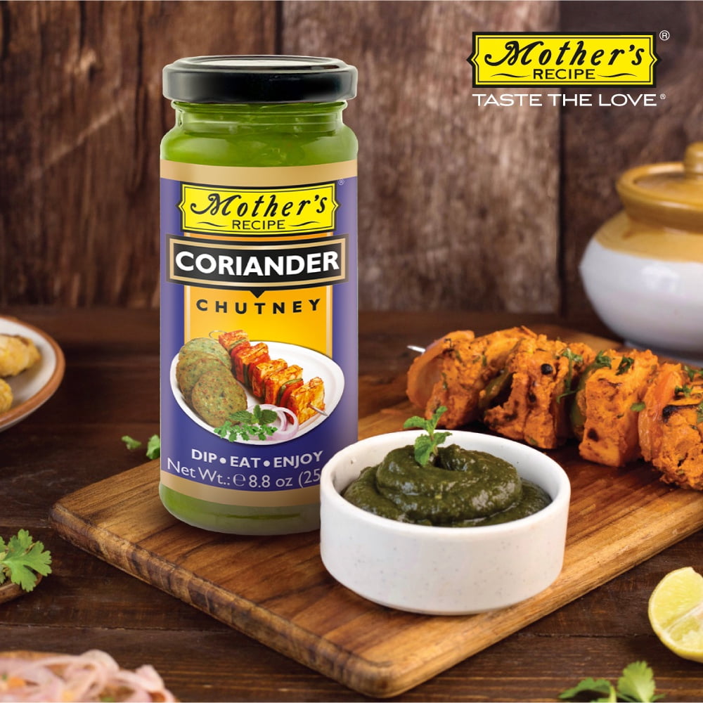 (3 pack) Mother's Recipe Coriander Chutney 250gm