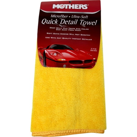 Mothers Ultra Soft Microfiber Quick Car Detailing Towel - 20