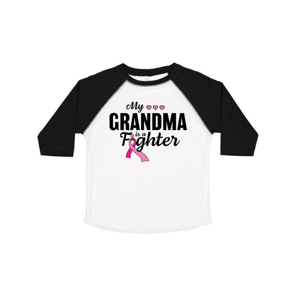 Inktastic Breast Cancer Awareness My Grandma is a Fighter Boys or Girls Toddler T-Shirt