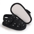 thumbnail image 1 of Nuevo verano 0-18 meses niños recién nacidos bebés niños niñas moda verano suave cuna zapatos primeros andadores sandalias antideslizantes zapatos suela blanda Tan Jianjun unisex, 1 of 2