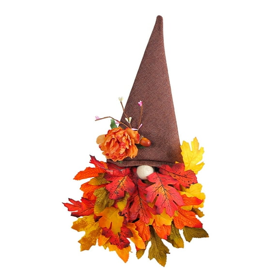 Autumn Wreaths Maple Hanging Artificial Garland Autumn Festival Thanksgiving