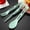 Green, variant on NWOKYZGH 3PCS Wheat Straw Cutlery, Reusable Utensils Set Portable Travel 3 in 1 Spoon fork Knife Tableware, Eco-Friendly, BPA Free, Flatware for Kids Adults, Travel Picnic Camping
