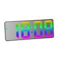 thumbnail image 1 of Despertador digital junto a con temperatura Fecha Relojes de escritorio Reloj electrónico Estilo negro A Zulema Despertador, 1 of 8