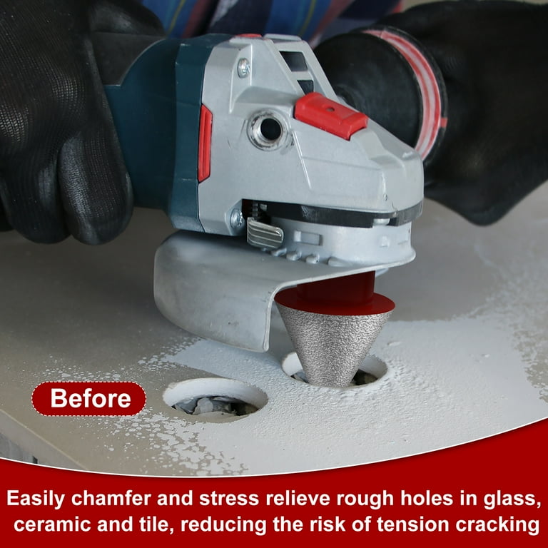 verlacod Diamond Beveling Chamfer Bit Professional Cone Milling