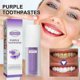 thumbnail image 3 of Brightening Toothpaste for Stain Removal and Fresh Breath, Purple Formula for Effective Teeth Cleaning, 3 of 5