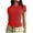 Red, variant on Elainilye Fashion Shirts for Women Trendy Summer Short Sleeve Solid Color Basics Crewneck Casual Pullover Top T-Shirt,Blue