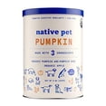 thumbnail image 1 of Native Pet Organic Pumpkin for Dogs (8 oz, 16 oz) - All-Natural, Organic Fiber for Dogs - Mix with Water to Create Delicious Pumpkin Puree - Prevent Waste with a Canned Pumpkin Alternative! (8 oz), 1 of 3
