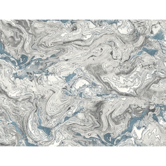 Lillian August Faux Marble Peel and Stick Wallpaper