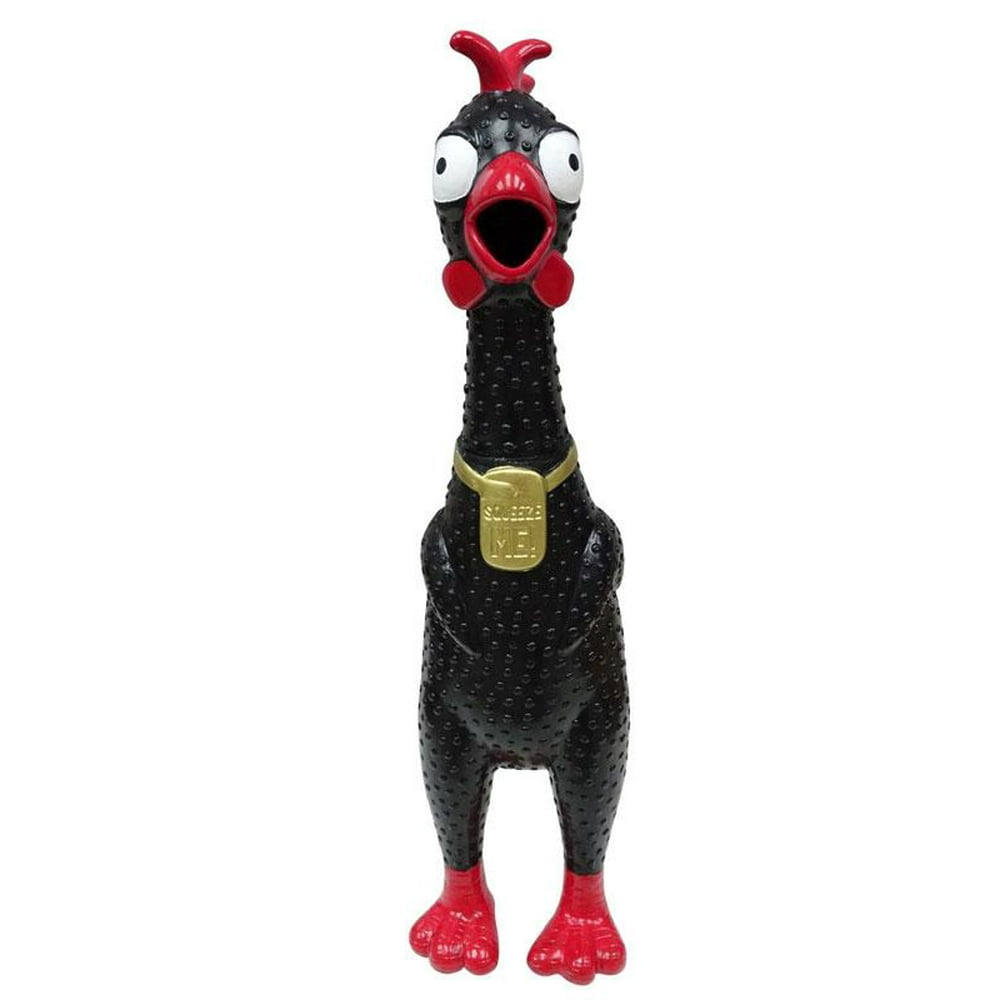 Animolds Squeeze Me Rubber Chicken Toy Screaming Rubber Chickens For