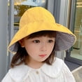 thumbnail image 2 of UDIYO Bucket Hat Wide Brim Design Anti-UV Foldable Children Summer Fisherman Cap for Travel, 2 of 8