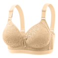 thumbnail image 2 of Women's Push Up Lace Bra - Underwire Thick Padded Add 2 Cups, Deep V Plunge Sexy Bra, Full Coverage Lift Up for Low-Cut Outfits Complexion 42, 2 of 5