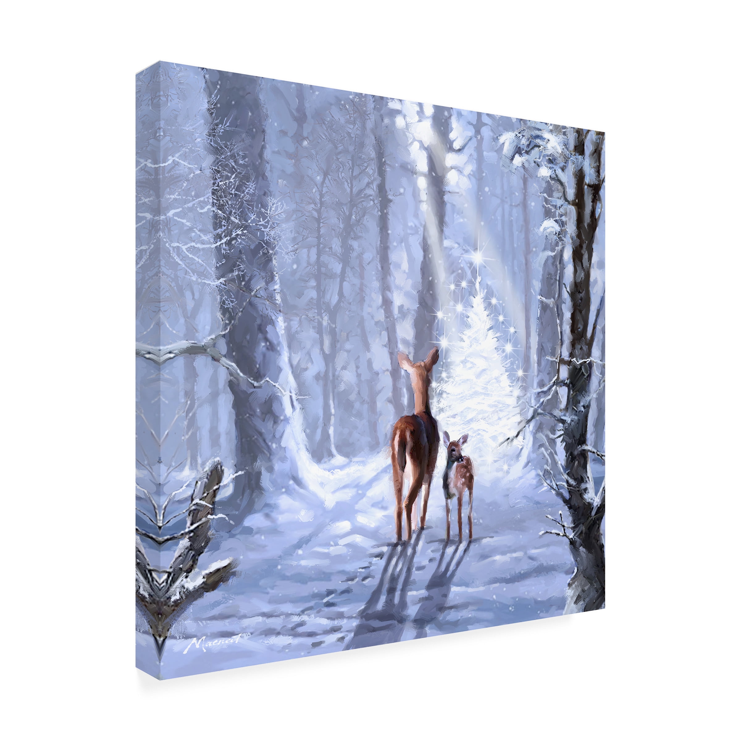 Trademark Fine Art The Macneil Studio Christmas Magic Canvas Wall Art - 18x18