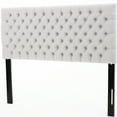 thumbnail image 5 of Grey Fabric Headboard, Queen Size, Contemporary Bedroom Style, Upholstered, Assembly Necessary Elegant Headboard For Bedroom, Modern Needed, 5 of 5