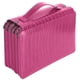 thumbnail image 3 of Estuche para lápices Bolsa de almacenamiento para bolígrafos con cremallera de 5 capas 252 ranuras Bolsillo de papelería de gran capacidadRose Red, 3 of 14