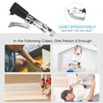 thumbnail image 4 of Tignapoo Versatile Chain Nail Support Bracket with 50 Screws, Adjustable 41-46mm Adapter Clamp, Durable Plastic and Stainless Steel Construction, Includes Chain Dimensions 250x170x46.5mm, 4 of 6