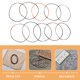 thumbnail image 5 of Bandas de cuerda de nylon elásticas de 10 piezas para revistas de viaje correas de cierre elástico ajustable para encuadernación de portátiles, 5 of 7