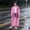 Pink, variant on Extended Raincoat Reusable Waterproof Rain Jacket with Cuff Closure, Thickened Full Length Long Rain Poncho Heavy Downpour Protection Emergency Gear for Men Women Hiking Camping