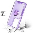 thumbnail image 2 of For Samsung Galaxy s24 Superior 3in1 Magnetic Ring Stand Case Cover - Bright Purple, 2 of 3