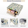 thumbnail image 3 of FORMRS Womens Corduroy Tote Bag Crossbody Shoulder Purse Handbag with Detachable Strap, Blue Birds Pattern, 3 of 7