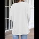 thumbnail image 4 of Blusas de Mujer de Larga con Cuello en V, Túnicas Casuales, Camisas Básicas, Blusas Holgadas M, 4 of 7