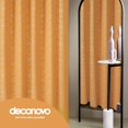 thumbnail image 3 of Cortinas opacas Deconovo con estampado de diamantes plateados, aislantes térmicos, con ojales, color naranja llama/diamante, 42 x 72 pulgadas, para decoración del hogar, 3 of 7