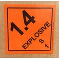 thumbnail image 4 of Hazard Class 1 D.O.T. Explosives 1.4 S Hazmat Labels | 4 x 4" Inch | 500 Pack, 4 of 4