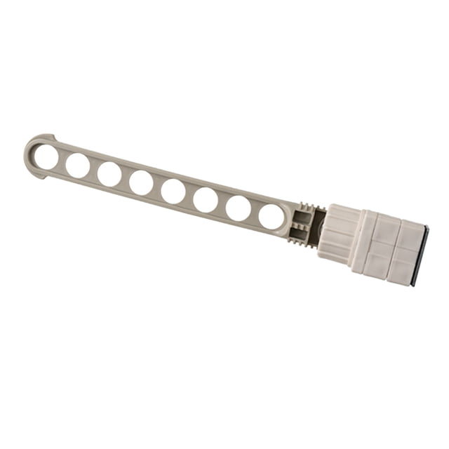 Tendedero portátil innovador con 8 agujeros para ventana, ideal para el hogar y viajes, color gris.