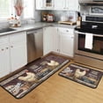thumbnail image 6 of Kitchen Rugs Farmhouse Style for Floor, Rooster Kitchen Rug, Non-Slip Backing Kitchen Mat Set of 2 Washable Kitchen Rug Sets with Runner for Home Kitchen 17"x47.2"+17"x30", 6 of 6