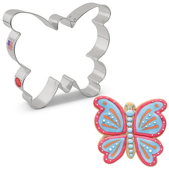 Ann Clark Large Butterfly Cookie Cutter 4.5", Made in USA
