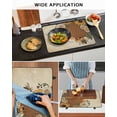 thumbnail image 5 of Large Induction Cooktop Protector Mat Vintage Bees Stove Top Covers for Electric Stove, Daisy Floral Pastoral Retro Art Decorative Stove Burner Cover Mats, Glass Top Stove Cover, 5 of 7