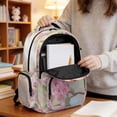 thumbnail image 5 of FKELYI 17 Inch School Backpack for Boys & Girls Spacious Schoolbag for Elementary Student Cherry Flower Cardinal Bird Print Casual Daypack Lightweight Book Bag Travel Bags, 5 of 7