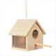 thumbnail image 1 of Casas para Pájaros Al Aire Libre Casa para Pájaros de Madera Transparente para Exteriores, para Pájaros Colgante, 1 of 6
