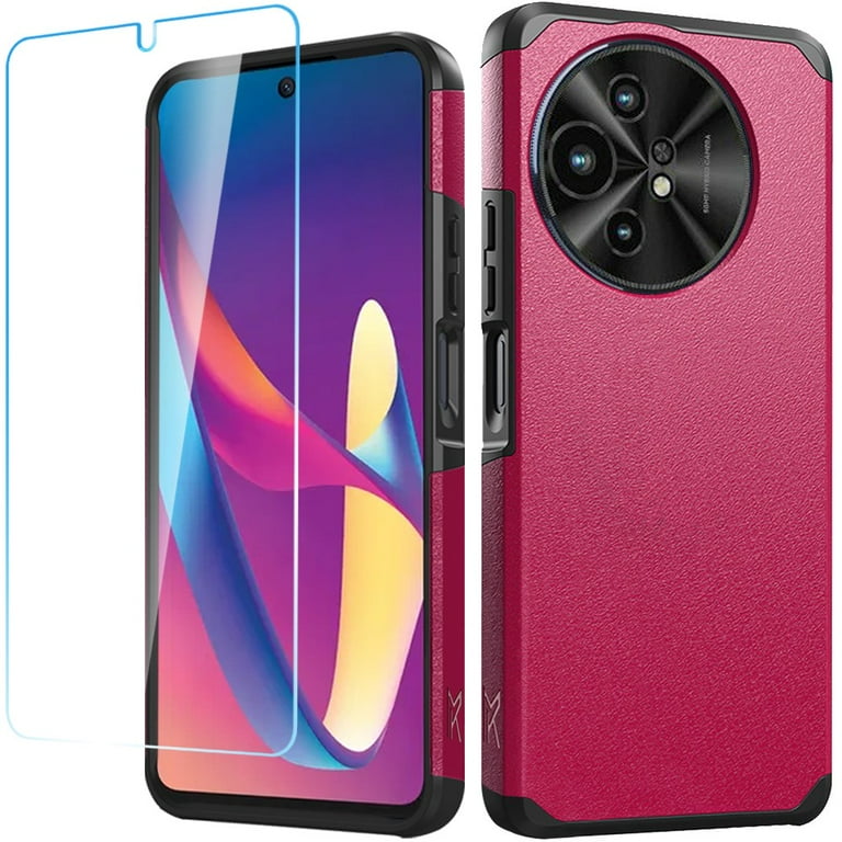 For TCL 50 XL 5G METKASE (Original Series) Tough Strong Shockproof Hybrid in Slide-Out Package - Hot Pink For TCL 50 XL 5G METKASE (Original Series) Tough Strong Shockproof Hybrid in Slide-Out Package - Hot Pink