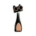 thumbnail image 2 of Lámpara de noche con forma de gato, accesorios de luz nocturna, lámpara ajustable, adorno de figura de gato para Negro, 2 of 9