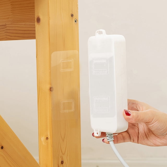 OUNONA 10Pares Adhesivos Transparentes Para Pared Sin Perforar Uso Hogar Duradero