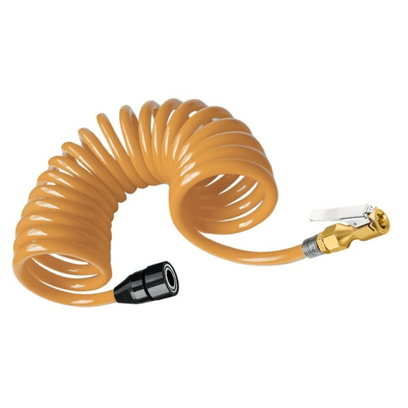 Universal Tire Air Compressor Hose Flexible Recoil Air Inflator Connector