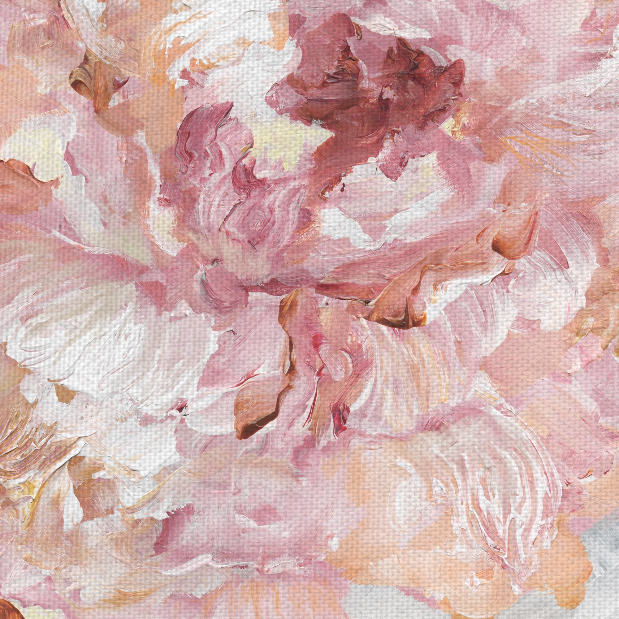 Masterpiece Art Gallery Contemporary Peonies 1 Pink By Nan Canvas Art Print 35" x 35"