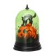 thumbnail image 2 of Lámpara de Halloween con pantalla transparente y diseño de calabaza para bar de interior durante las fiestas. gato verde, 2 of 7