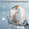 thumbnail image 2 of Correas De Reloj Deportivo Compatibles Con Apple Watch Band De 38 Mm, 40 Mm, 41 Mm Para Mujeres Y Hombres, Pulsera De Repuesto De Silicona Suave Ajustable Para Iwatch Series 7, 6, 5, 4, 3, 2, 1 Se (Es, 2 of 5