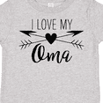 thumbnail image 4 of Inktastic I Love my Oma heart and arrows Boys or Girls Toddler T-Shirt, 4 of 5